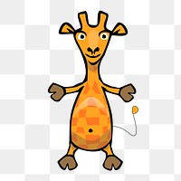 PNG Giraffe, clipart, transparent background