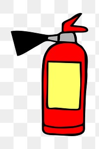 PNG Fire extinguisher, clipart, transparent background