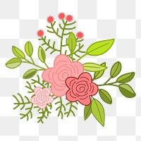 PNG Floral frame, clipart, transparent background