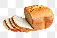 Loaf png collage element, transparent background