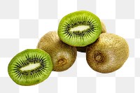 Kiwi png collage element, transparent background