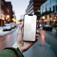 Smartphone screen png transparent mockup