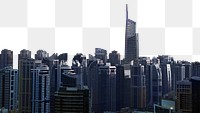 PNG Dubai collage element, transparent background