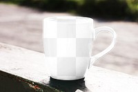 Coffee mug png mockup, transparent design