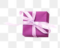 Christmas gift png, transparent background