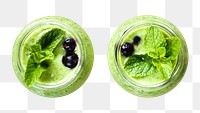 Vegetable smoothie  png, transparent background