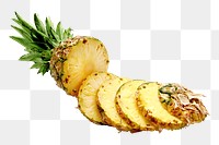 Pineapple png collage element, transparent background