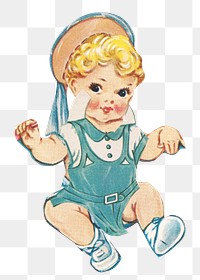 Little boy png paper doll, transparent background. Remixed by rawpixel.