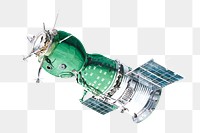 Vintage satellite png illustration, transparent background. Remixed by rawpixel.