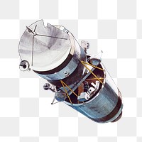 Vintage second stage separation png illustration, transparent background. Remixed by rawpixel.