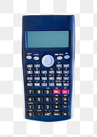 Calculator png collage element, transparent background