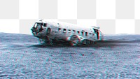 PNG Solheimasandur Plane Wreck, Iceland, transparent background