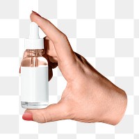 PNG dropper bottle, collage element, transparent background