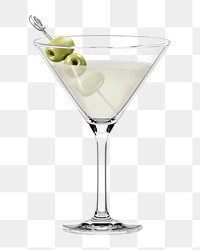 PNG 3D margarita cocktail, element illustration, transparent background