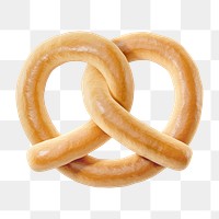 PNG 3D pretzel, element illustration, transparent background