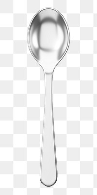 PNG 3D spoon cutlery, element illustration, transparent background