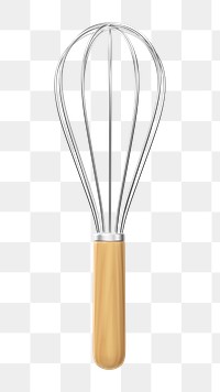 PNG 3D baking whisk, element illustration, transparent background