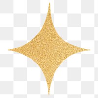 Png gold sparkle, transparent background