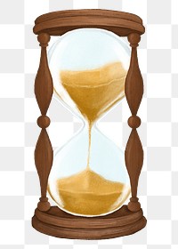 Hourglass png, transparent background