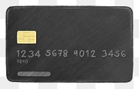 Credit card png illustration, transparent background