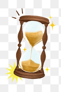 Hourglass png, transparent background