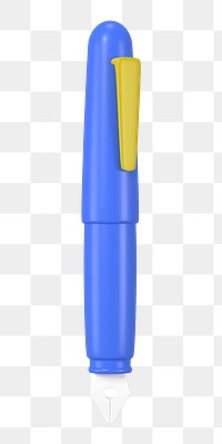 PNG 3D pen, element illustration, transparent background