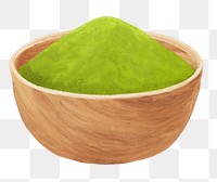 Matcha powder png, Japanese drinks, transparent background