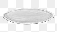 Food tray png, aesthetic illustration, transparent background