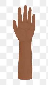 Man hand png, Indian, diversity illustration, transparent background