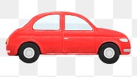 Png red car vehicle illustration, transparent background