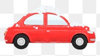 Png red car wash vehicle illustration, transparent background