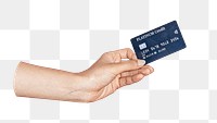 PNG Credit card, collage element, transparent background