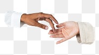 Holding hands png image on transparent background