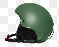 Green helmet png, transparent background