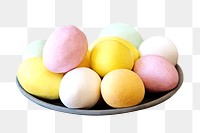 PNG easter eggs, collage element, transparent background