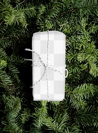 PNG gift box mockup, transparent design