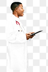 Doctor png collage element, transparent background