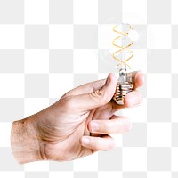 PNG light bulb, collage element, transparent background