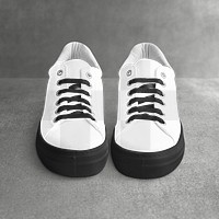 Canvas sneakers png mockup, transparent design