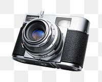 Classic analog camera png, transparent background