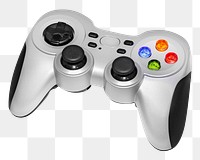 Png game controller, isolated object, transparent background