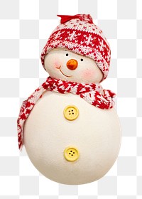 Winter Christmas snowman png celebration, transparent background