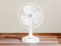 Standing fan png mockup, transparent design