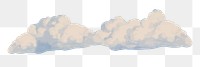 PNG cloud paint texture, transparent background