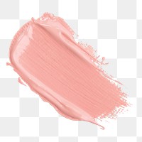 Pink brush stroke png collage element, transparent background