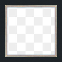 Black frame png transparent design