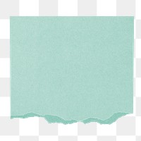 PNG square green paper element transparent background