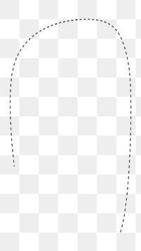 PNG simple dotted line copyspace, transparent background