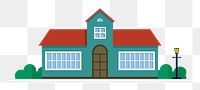 PNG Building sticker,  transparent background. Free public domain CC0 image.
