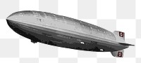 PNG Airship sticker, transparent background. Free public domain CC0 image.